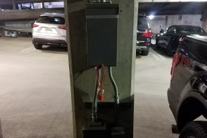 Tesla charging station